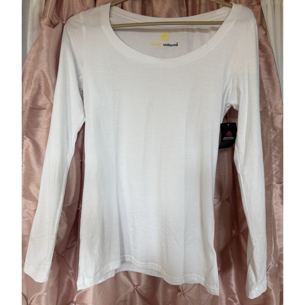 Natural Uniforms Women's Long Sleeve Under-scrub Stretch T-Shirt Scrub Top